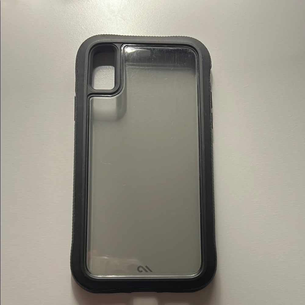 Case-Mate Black and Clear Phone Case- iPhone X/Xs